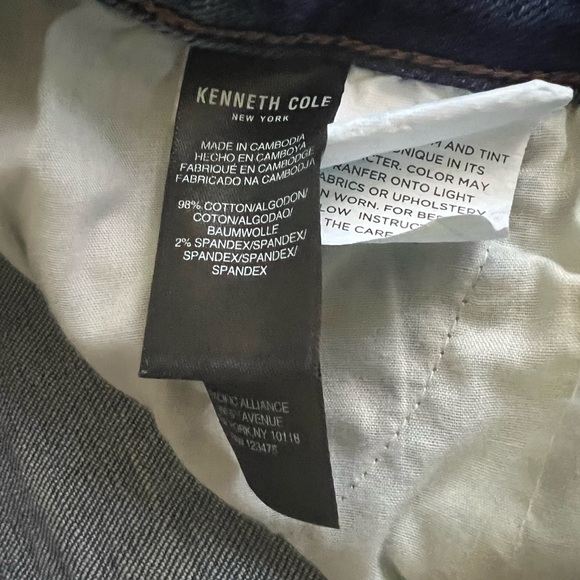 ⭐️ Firm Price ⭐️ Kenneth Cole New York Straight ankle leg jeans size 6 - Picture 3 of 6